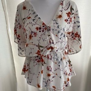 Floral Blouse Top